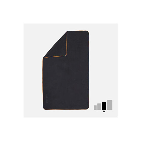 Decathlon Nabaiji Mikrofiber Havlu - L - Koyu Gri - 80 X 130 Cm L Beden Plaj Havlusu Fiyatı