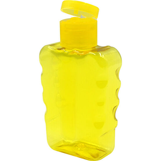Deembro 100 ml Sarı Plastik Şişe+Fliptop Boş Şişe 100 ml Boş Kolonya Şişesi Şampuan Şişesi Boş Plastik Şişe - 1 adet Hijyen ve Temizlik Fiyatı