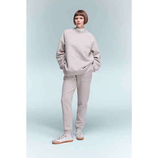 DeFacto Jogger Yüksek Bel Kalın Sweatshirt Kumaşı Pantolon S Beden Kadın Eşofman Fiyatı