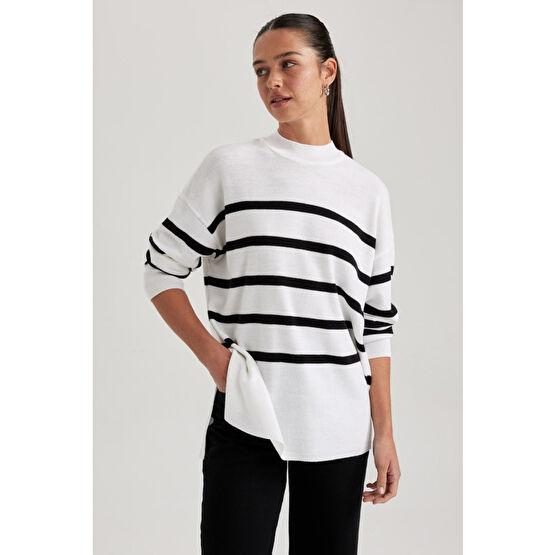 DeFacto Relax Fit Bisiklet Yaka Tunik XL Beden Tunik Fiyatı