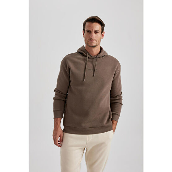 DeFacto Relax Fit Kapüşonlu Sweatshirt XS Beden
