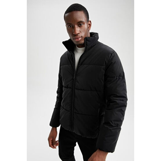 DeFacto Slim Fit Dik Yaka Puffer Şişme Mont U4213AZ22AU Erkek Mont Fiyatı