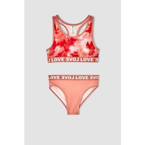 DeFacto V7843A621HS Batik Desenli Kız Çocuk Bikini Takımı
