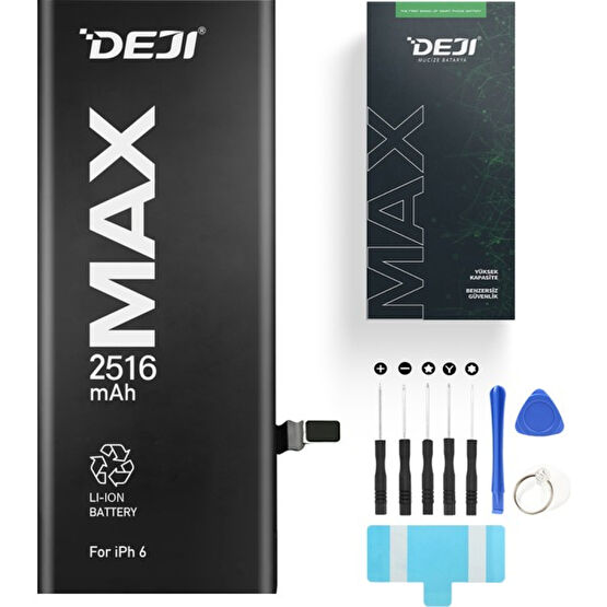 Deji iPhone 6 Batarya 2516 mAh Mucize Batarya Deji Cep Telefonu Bataryası Fiyatı