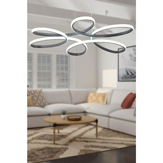 Dekorluna Flora Füme Modern Sarkıt Led Avize Avize Fiyatı