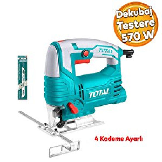 Dekupaj Testere Makinesi Hobi Total 570 W 4 Kademeli Kömürlü 800 3000 Rpm Devir Ayarlı Testere Dekupaj Testere Fiyatı