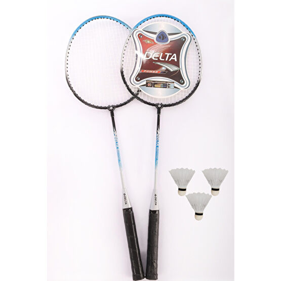 Delta 2 Adet Badminton Raketi İle 3 Adet Badminton Topu Ve Deluxe Badminton Çantası Çiftler İçin Set