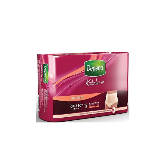 Depend Emici Külot Eko Avantaj Pk Orta Kadın (18 Adet) Hasta Bezleri ve Temizliği Fiyatı