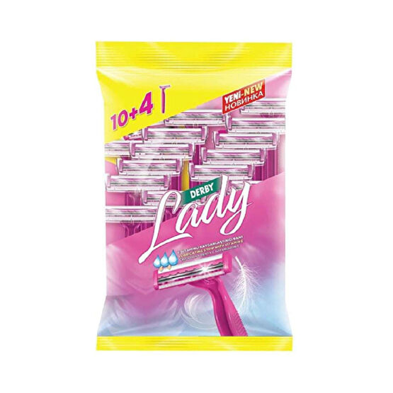 Derby Lady Çift Bıçaklı 10+4 lü Tıraş Bıçağı ve Yedekleri Fiyatı