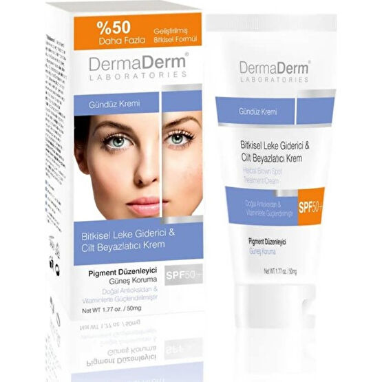 Dermaderm Cilt Lekelerine Karşı Bitkisel  & Cilt Beyazlatıcı Gündüz Kremi Leke Kremi Fiyatı