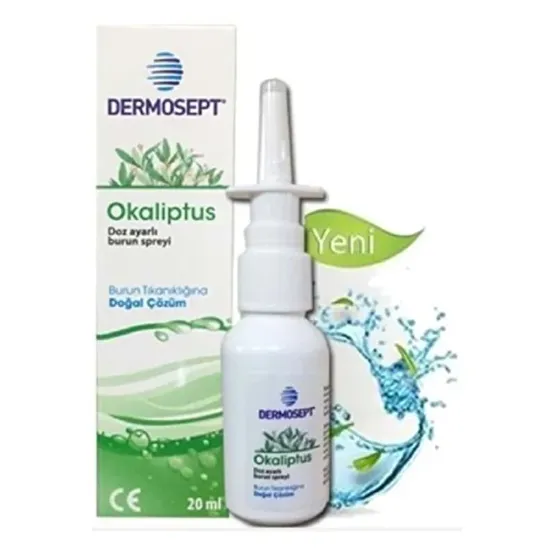 Dermosept Okaliptus Ozlu Burun Spreyi 20 Ml Ateş Ölçer Fiyatı