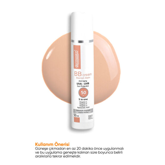 Dermoskin BB Krem SPF 50+   50Ml