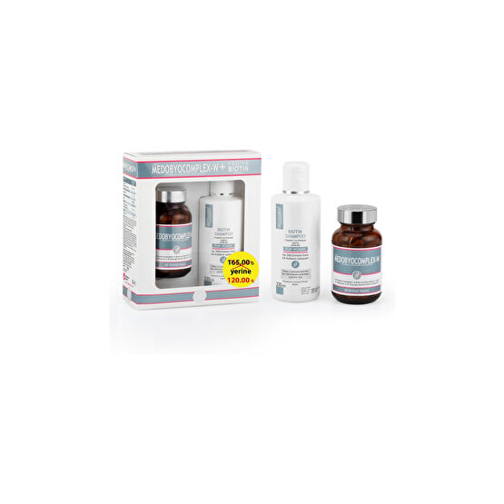 Dermoskin Medobyocomplex W Kadın 60 Kapsül  + Biotin Şampuan 200 ml