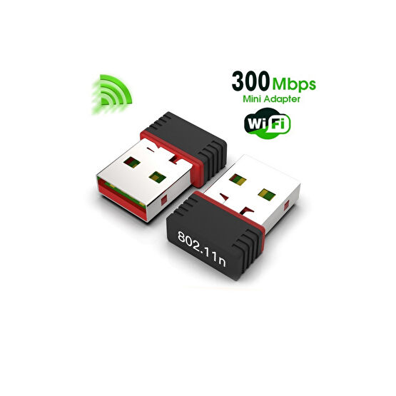 Derwell Usb Wifi Adaptörü 802.11n Anten 300 Mbps Usb Kablosuz Alıcı Dongle Ağ Kartı Masaüstü Güçlendirici Network Aksesuarları Fiyatı