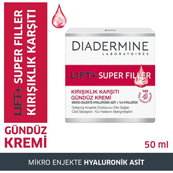 Diadermine Lift + Superfiller Gündüz Yüz Kremi 50 ML Vücut Sıkılaştırıcı ve İncelticiler Fiyatı