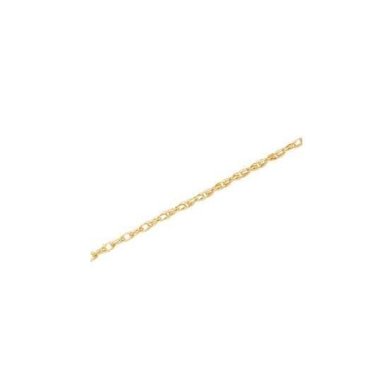 Diamond Line-Gülaylar Sarı Altın 14 Ayar Trend Taşsız Bileklik