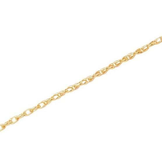Diamond Line-Gülaylar Sarı Altın 14 Ayar Trend Taşsız Bileklik