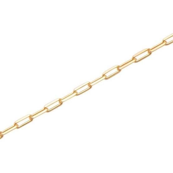 Diamond Line-Gülaylar Sarı Altın 14 Ayar Trend Taşsız Bileklik
