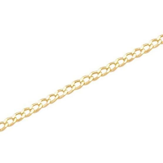 Diamond Line-Gülaylar Sarı Altın 14 Ayar Trend Taşsız Bileklik