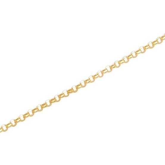 Diamond Line-Gülaylar Sarı Altın 14 Ayar Trend Taşsız Bileklik