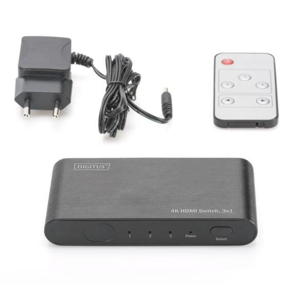 Digitus DS-45316 3 Port Ultra HD 4K HDMI Switch