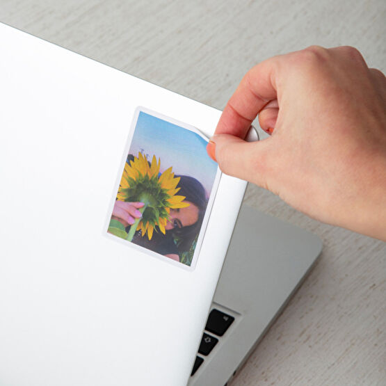 Dikdörtgen Sticker - 25 Adet