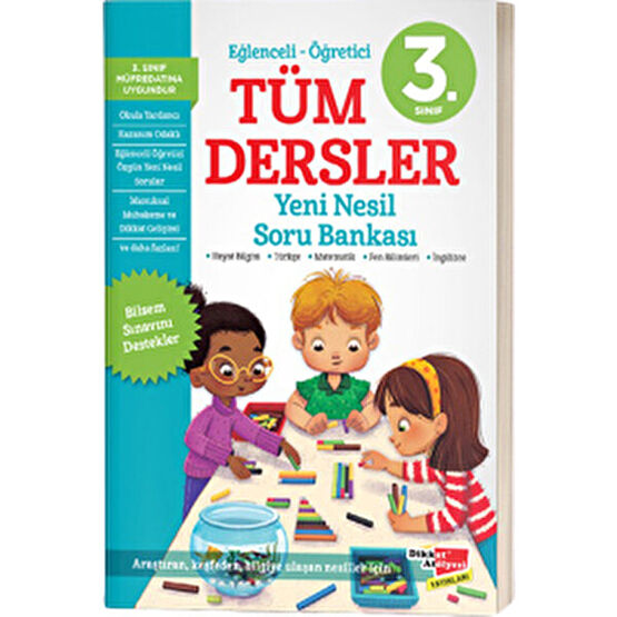 Dikkat Atölyesi Yayınları Tüm Dersler 3. Sınıf Yeni Nesil Soru Bankası Tüm Dersler Fiyatı