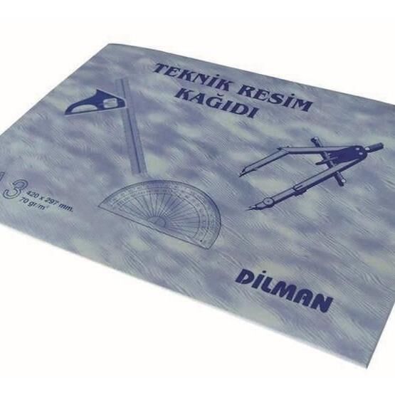 Dilman A3 Yatay Teknik Resim Kağıdı