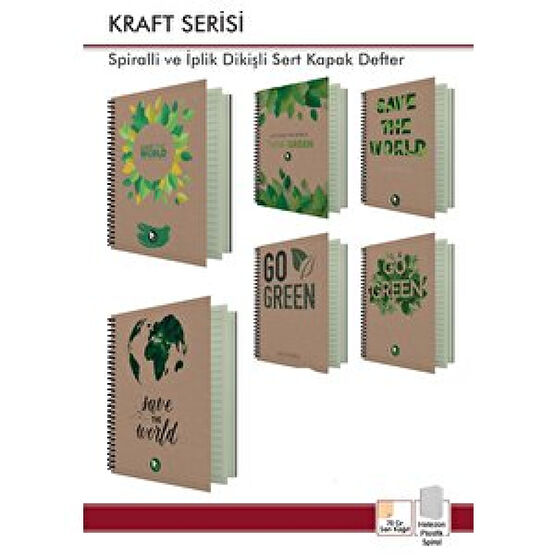 Dilman Kraft Doğa Dostu Defter A4 Çi̇zgi̇li̇ 120 Yaprak -sert Kapak Spiralli Defter Fiyatı