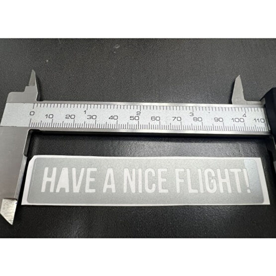 Djı Sticker Have A Nice Flight Transfer Kağıtlı 1. Sınıf Kalite - Silver Drone Aksesuarları Fiyatı