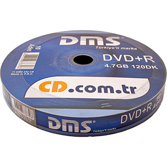 Dms Dvd+R Boş DVD 4.7 GB 120 Dk ( 10 Lu Paket ) CD / DVD Aksesuarları Fiyatı