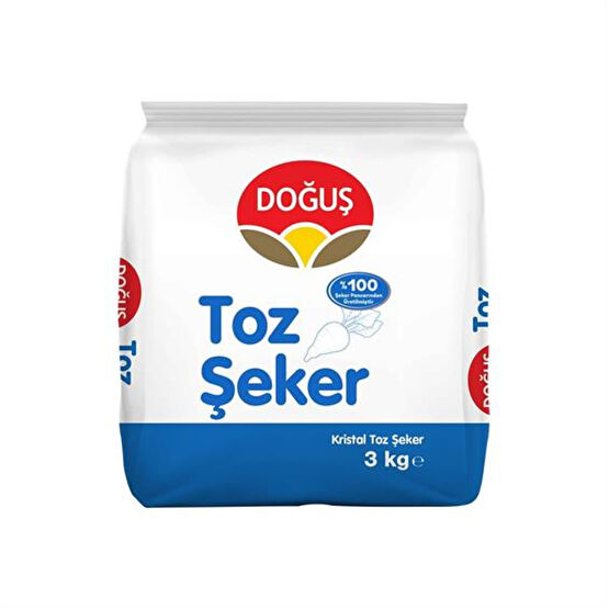 Doğuş Toz Şeker 3 Kg Toz ve Küp Şeker Fiyatı