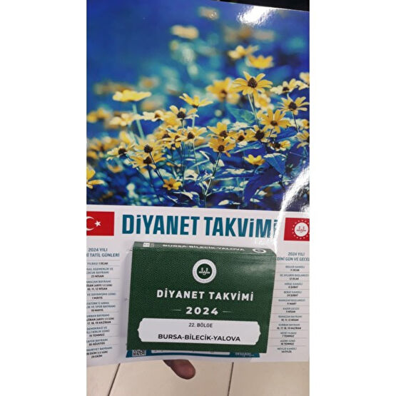 Dokirta Diyanet Takvimi 2024 Takvim Fiyatı