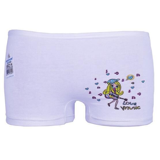 Dondeza 402 Kız Çocuk Baskılı Boxer