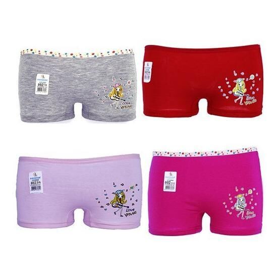 Dondeza 402 Kız Çocuk Baskılı Boxer