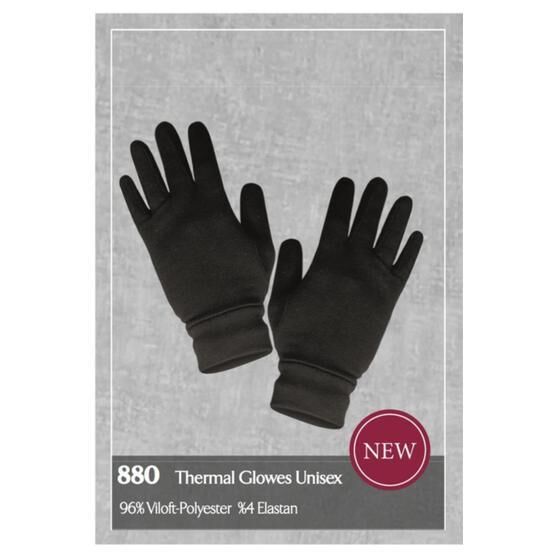 Doreanse 880 Siyah Unisex Termal Eldiven