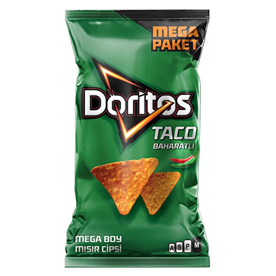 Doritos Taco Baharat Çeşnili Mısır Cipsi Mega Boy 218 G Cips Fiyatı