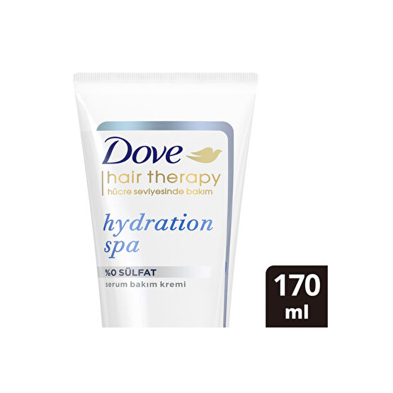 Dove Hair Therapy Sülfatsız Serum Saç Bakım Kremi Hydration Spa Nemlendirici 170 ml Şampuan ve Saç Kremi Fiyatı