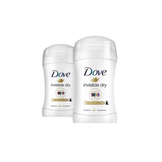 Dove Invisible Dry 2x40 ml Kadın Stick Deodorant