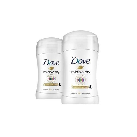 Dove Invisible Dry 2x40 ml Kadın Stick Deodorant