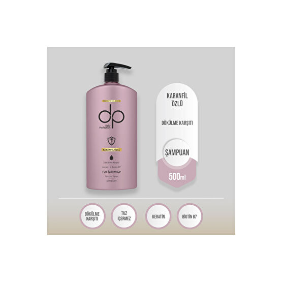 dp Daily Perfection Karanfil Özlü 500 Ml Tuzsuz Şampuan