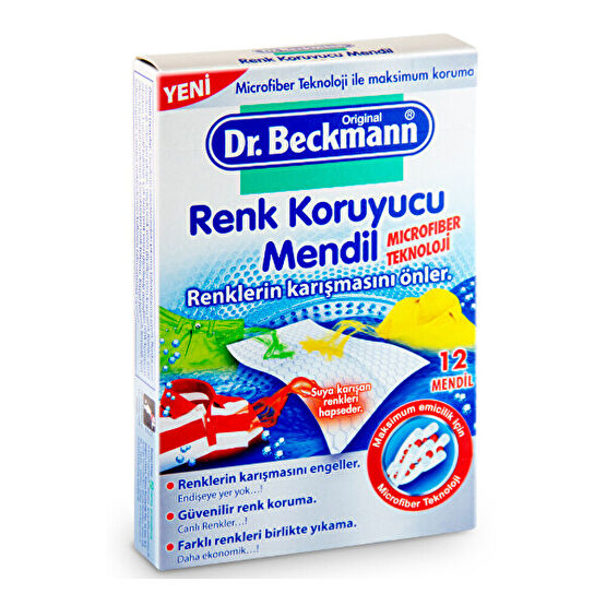 Dr. Beckmann Dr Beckmann Renk Koruyucu Mendil 12 Adet Çamaşır Makinesi Ürünleri Fiyatı