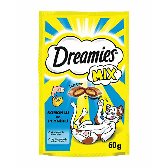 Dreamies Kedi Ödül Maması 60 gr Somon & Peynirli