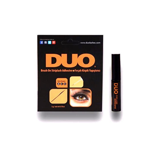 Duo Orjinal Siyah Takma Kirpik Yapıştırıcısı Fırçalı 5 Gr Takma Kirpik Ürünleri Fiyatı