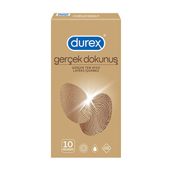 Durex Prezervatif Gerçek Dokunuş 10'lu Prezervatif / Kondom Fiyatı