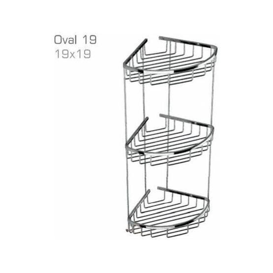 Duxxa A.503 19x19 cm 3'lü Deppot Oval Köşelik