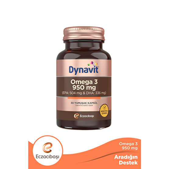 Dynavit Omega3 950 Mg 30 Yum.kapsül Balık Yağı / Omega 3 - 6 - 9 Fiyatı