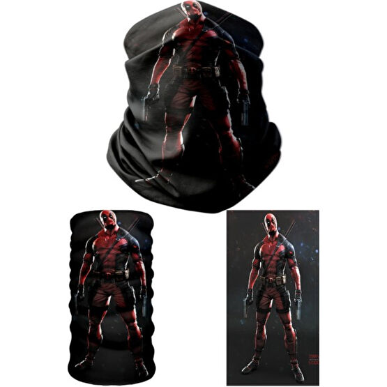 E-Taktik Extreme Deadpool x Desenli Boyunluk Bandana Bandana (Outdoor) Fiyatı