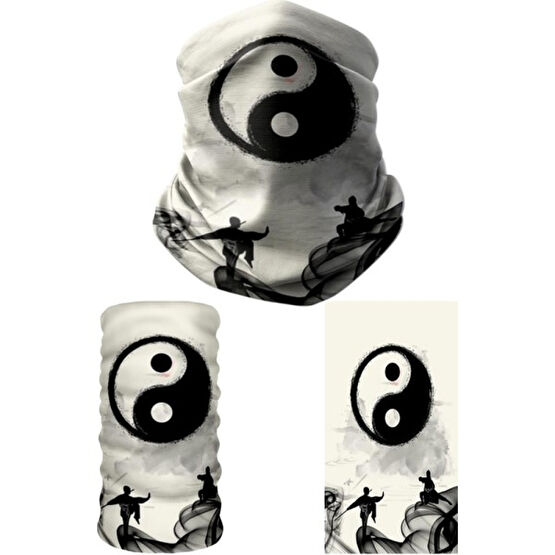 E-Taktik Extreme Taki Siyah Beyaz Desenli Boyunluk Bandana Bandana (Outdoor) Fiyatı