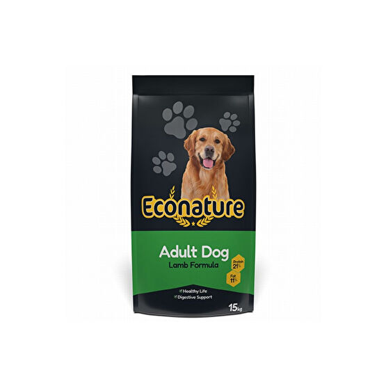Econature Kuzulu Yetişkin Köpek Maması 15 Kg